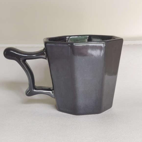 Starbucks Holiday 2013 Silver Metallic Gray Octagon Mug - Picture 3 of 6